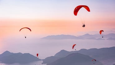 Paragliding at Deadsea